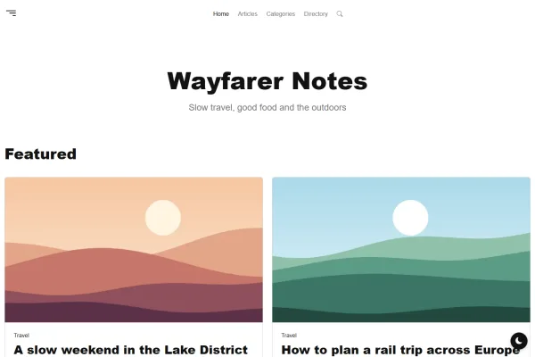 The Lens theme