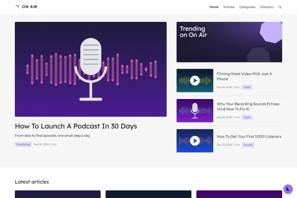 The Studio theme